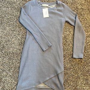 Ribbed sweater dress